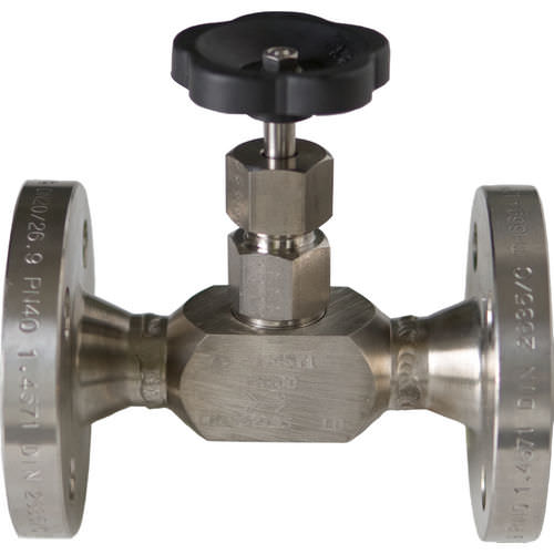 Valvola a spillo - 110-F - Armaturen Arndt - manuale / di arresto / con flangia