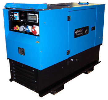 Gruppo elettrogeno diesel - MG 10 US-P - Genset - trifase / stazionario / 50 Hz