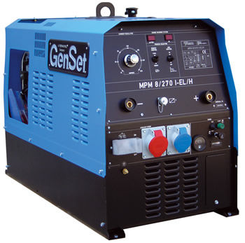 Saldatrice MMA - 270 A | MPM 8/270 I-EL/H - Genset - monofase / con gruppi elettrogeni / portatile