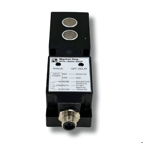 Sensore di prossimità ad ultrasuoni - RPS-150 series - Migatron - rettangolare / M30 / con uscite a relè