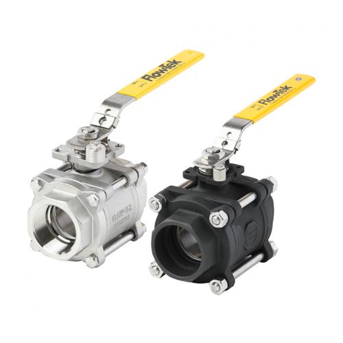 Valvola a sfera - 7000/8000 series - Bray International - a leva / di scarico / 3 pezzi