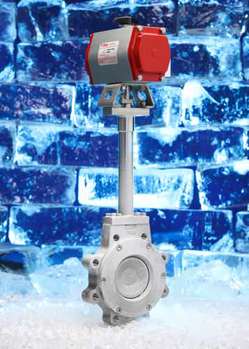 Valvola a farfalla - 40 series - Bray International - con attuatore elettrico / criogenica