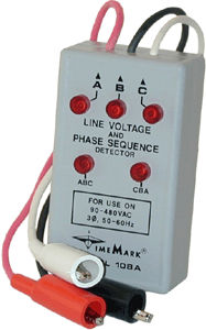 Rilevatore di fase - 90 - 600 V, 50 - 400 Hz | 108A, 108D series - Time Mark - di tensione
