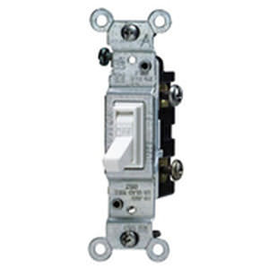 Interruttore a leva - Leviton - bipolare / ritardante di fiamma / elettromeccanico