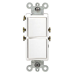 Interruttore a bascula - 5634 series - Leviton - unipolare / antiurto / elettromeccanico