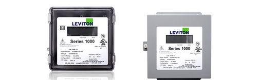 Contatore di energia elettrica monofase - 1000 series - Leviton - a muro / digitale