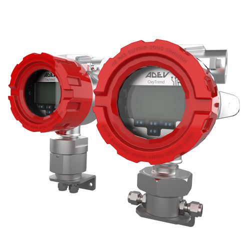 Trasmettitore di gas di ossigeno - OxyTrend - Adev - elettrochimico / multiuso / con display
