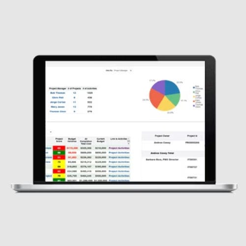 Software di gestione progetti - Primavera Analytics - Oracle - di ingegneria / da cantiere