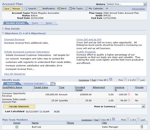 Software CRM - CRM - Oracle - di pianificazione / in tempo reale / cloud