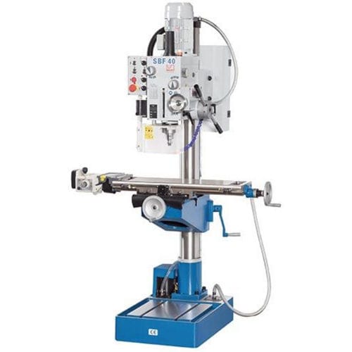 Foratrice-fresatrice verticale - SBF 40 TV 1000 - Knuth Machine Tools - a colonna / per acciaio / ad alta precisione