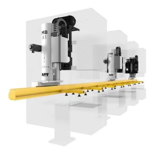 Alimentatore pneumatico - Monobar 80 - AP&T - ad azione meccanica / modulare