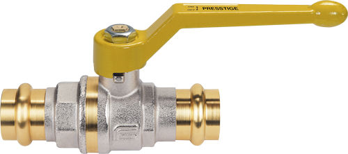 Valvola a sfera - PRESSTIGE series - EFFEBI - manuale / per gas / filettata