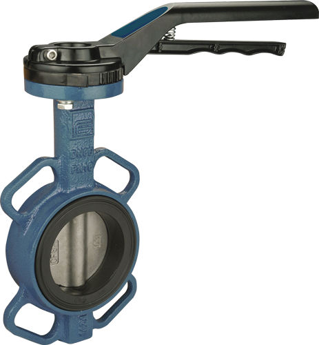 Valvola a farfalla - ARTEMIS series - EFFEBI - manuale / per gas / con flangia