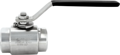 Valvola a sfera - MONOBLOCK series - EFFEBI - manuale / per acqua / per vapore