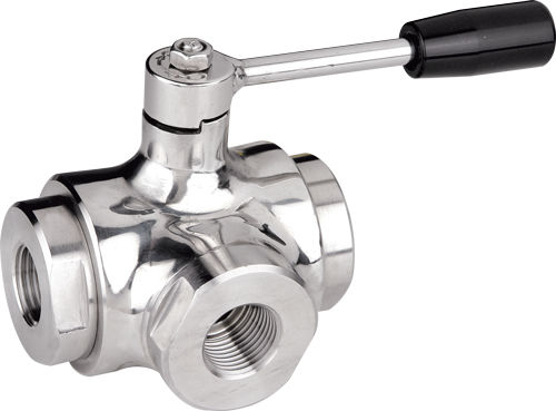 Valvola a sfera - TRISTAR series - EFFEBI - manuale / di miscelazione / per acqua