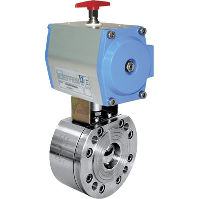 Valvola a sfera - SELENE series - EFFEBI - a comando pneumatico / manuale / per aria compressa