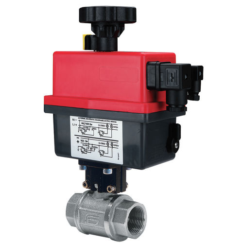 Valvola a sfera - TOTAL series - EFFEBI - a comando elettrico / per gas / filettata