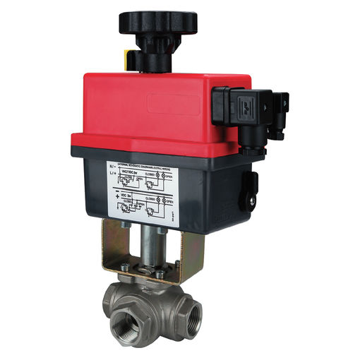 Valvola a sfera - GEMINI series - EFFEBI - a comando elettrico / manuale / per olio