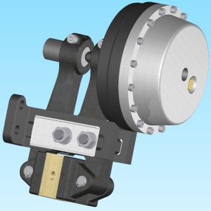 Pinza freno a disco - PPHP-N340 series - MWM FRENI-FRIZIONI - pneumatica / a molla / di sicurezza