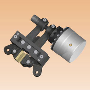 Pinza freno a disco - POF-N023 series - MWM FRENI-FRIZIONI - pneumatica / a molla / di sicurezza