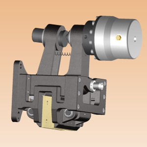 Pinza freno a disco - POTP-N680 series - MWM FRENI-FRIZIONI - a molla / di sicurezza