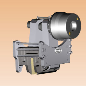 Pinza freno a disco - POTP-N700 series - MWM FRENI-FRIZIONI - a molla / di sicurezza