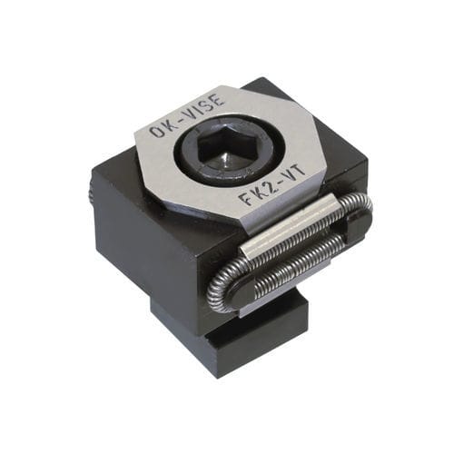Elemento di serraggio meccanico - RHC-F series - OK-VISE - per lavorazione / a basso profilo / striato