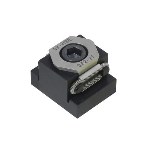 Dispositivi di serraggio meccanico - KCD-D series - OK-VISE - per lavorazione / a basso profilo / striato