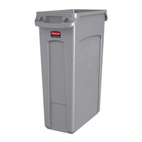 Cassonetto in plastica - Slim Jim® - Rubbermaid - per rifiuti urbani / con impugnatura / con sistema di ventilazione