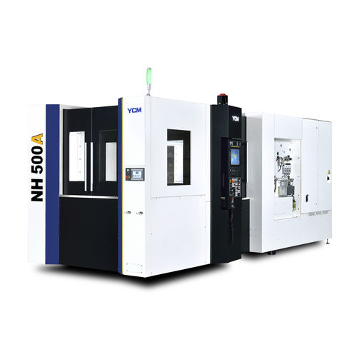 Centro di lavoro CNC 3 assi - NH500A - YCM (Yeong Chin) - orizzontale / a doppia colonna / con tavola rotante