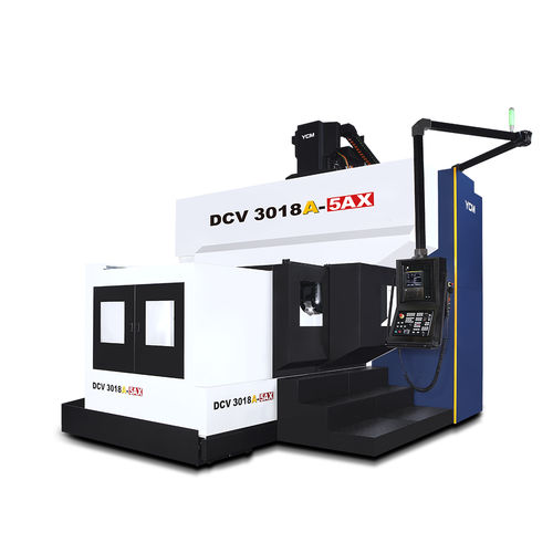 Centro di lavoro CNC 5 assi - DCV3018A-5AX - YCM (Yeong Chin) - verticale / a doppia colonna / HSK A-63
