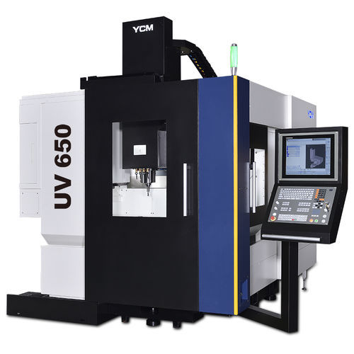 Centro di lavoro CNC 5 assi - UV650 - YCM (Yeong Chin) - verticale / con tavola rotante / BBT40