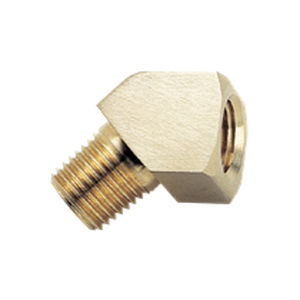 Raccordo idraulico - ELA series - Progressive Components - filettato / gomito a 45° / in ottone
