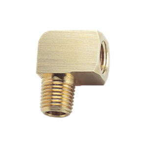 Raccordo idraulico - ELS series - Progressive Components - filettato / gomito a 90° / in ottone