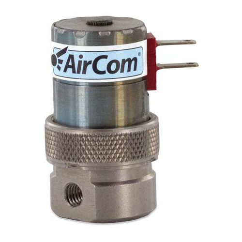 Regolatore di portata proporzionale - PVK series - AirCom Pneumatic - per aria / in acciaio inossidabile