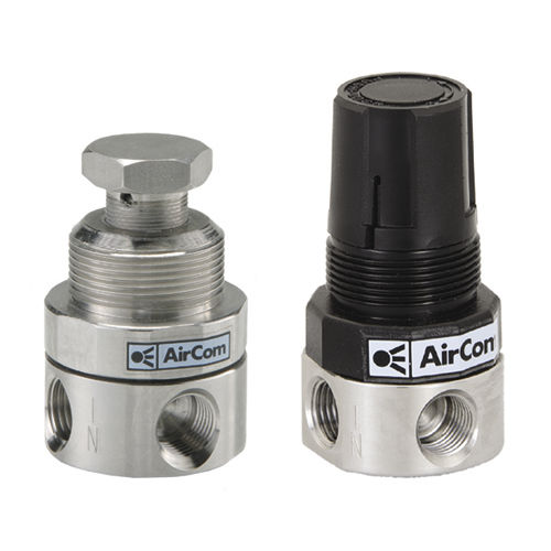 Regolatore di pressione per aria compressa - R364-0 series - AirCom Pneumatic - a diaframma / monostadio / in plastica