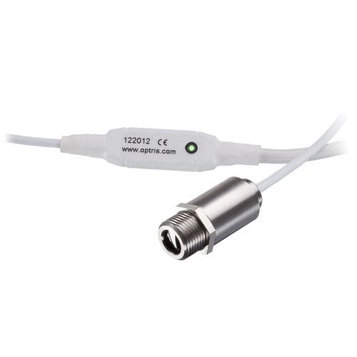 Pirometro per metalli - CSmicro 3M series - Optris GmbH & Co. KG - a LED / °C / 22:1