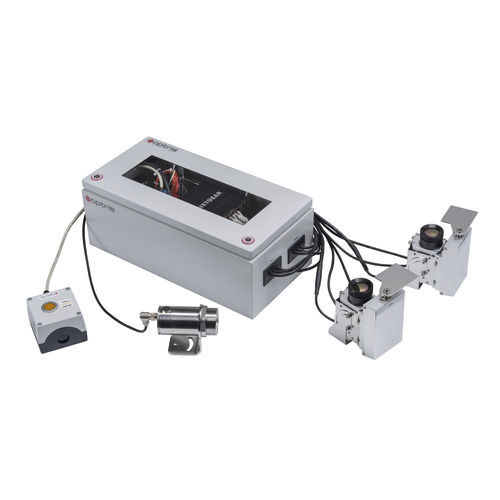 Sistema di ispezione con camera ad infrarossi - GIS 450i G7 series - Optris GmbH & Co. KG - di misura / di superficie di vetro / per l'industria del vetro