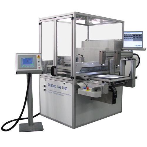 Macchina serigrafica automatica - LAB 1000 - THIEME - monocromatica / con touch screen