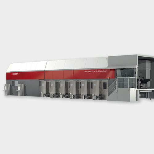 Macchina da stampa flessografica in linea - MASTERFLEX-XL THQ - BOBST - a 6 colori / per cartoni / per imballaggi