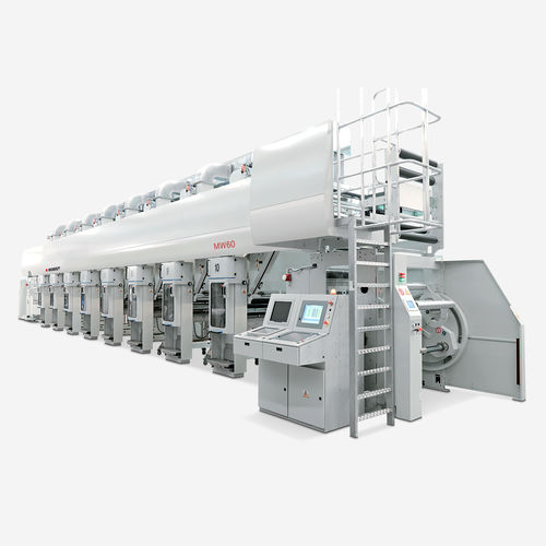 Macchina da stampa a rotoincisione - MW 60 - BOBST - per etichette / a colori / modulare