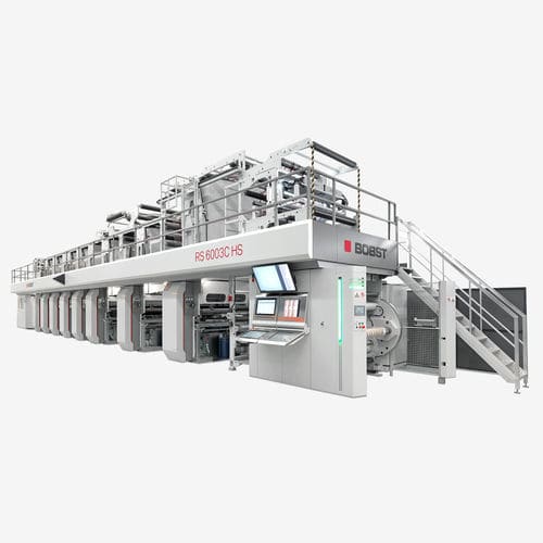 Macchina da stampa a rotoincisione - RS 6003 - BOBST - per imballaggi / a colori / ad alta velocità