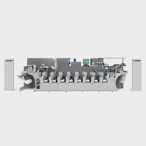Macchina da stampa flessografica in linea - MX - BOBST - a 8 colori / per etichette / grande formato