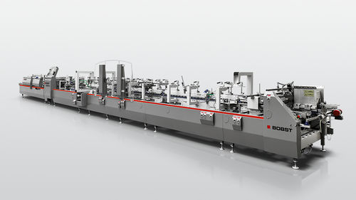 Macchina di produzione per casse - EXPERTFOLD 110 - BOBST - piegatura / incollaggio