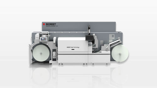 Pressa per stampa a getto di inchiostro UV - EXPERT 340 - BOBST - a colori / ad alta velocità / automatica