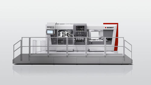 Pressa per stampa per stampa a caldo - NOVAFOIL 106 H - BOBST - per carta / a colori / automatica