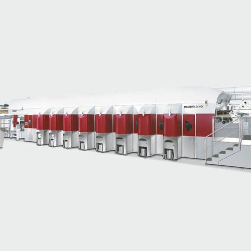 Macchina da stampa flessografica per cartoni - MASTERFLEX-HD - BOBST - per imballaggi / con essiccazione ad aria calda / con essiccazione UV