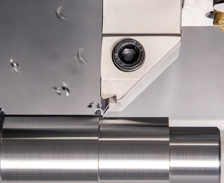 Utensile di tornitura esterno - CUT-V-GRIP - Iscar Metals - a flangia / per macchina utensile / per scanalatura esterna