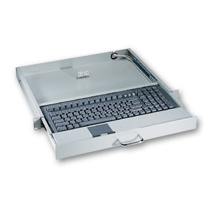 Tastiera montata su rack-cassetto - AX7042 - AXIOMTEK - a tasti meccanici / a membrana / con touchpad