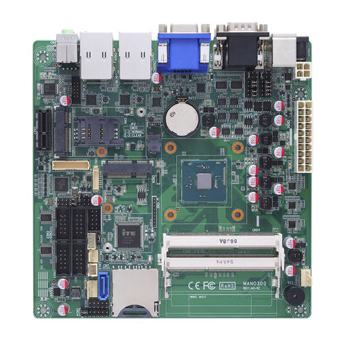 Scheda madre mini-ITX - MANO300 - AXIOMTEK - Intel® Celeron® / Intel® / industriale